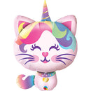 Mythical Caticorn Shape Balloons 38"
