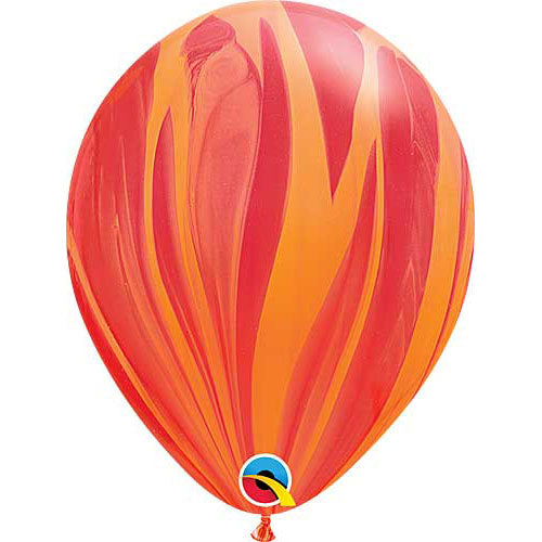 Qualatex Balloons Red Rainbow Super Agate Size Selections